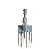 Vintage African Traditional Carved Comb