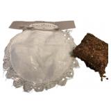 Set of (3) Indian Bowl Bonnets & Mini Pillow