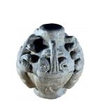 Vintage Carved Stone Lidded Box, Indonesia