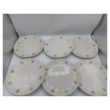 (12) Dinner Plates Decorative
