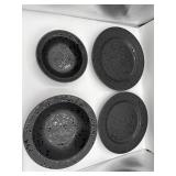 (4) Moondrops Set Of Plates