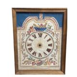 Fruit Cross Stitched Clock Display Case Hand