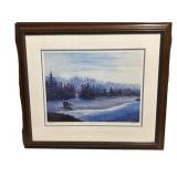 Brown Bears Print Framed Signed & Numbered