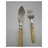 (2) Set Of Sardine Fork & Serving Knife