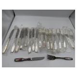 Vintage Box Of Forks & Knifes