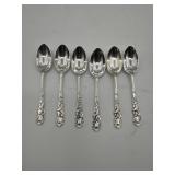 (6) Silver Mini Spoons