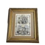 VTG Ball Room Print Framed