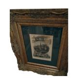 Stratford Church & Shakespeare House Framed Art