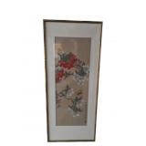 Believed Chinese Silk Painting 32x14"