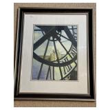 Clock Tower Paris Art Decor Framed