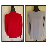 (2) Cashmere Sweaters Fit Womens XL