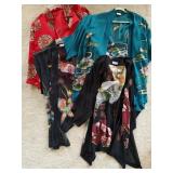 (4) Asian Inspired Tops, Some Silk XL