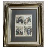 The Holiday Entertainers Print Framed