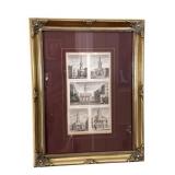 St Mary Le Bone Church Print Framed