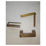 Antique Asian Brass Padlock 3"