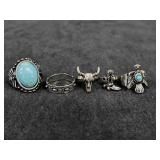 5 Rings (2) Are Turquoise