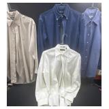 4 Long Sleeve Men Dress Shirts