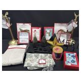 Christmas Decor, Cards, Tree Skirt, Hangers