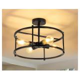 NIB Farmhouse Industrial Light Fixture