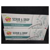 (2) Scrub & Drop Toilet Cleaning System