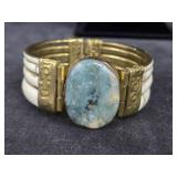Vintage Stone & Bone Bracelet