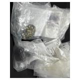 10 Allen + Roth Knobs Antique Brass & Aged Bronze