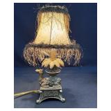 Vintage Camal Brass 12 in Lamp