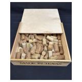 Made In Texas Wooden Box Wine Corks Collection
