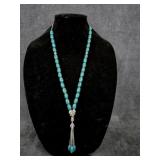 Natural Howlite Turquoise Necklace