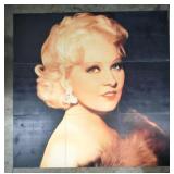 Old Hollywood Mae West Wood Grid Wall Art 5