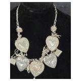 Sterling Silver Charm Necklace