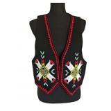 Hairston Roberson Ropa Beaded Native Style Vest