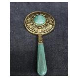 Chinese Jade Mini Hand Mirror
