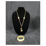 Beaded Necklace & Bracelet