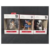 (3) Christmas Hallmark Ornaments