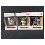 (3) Hallmark Christmas Ornaments