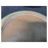 (4) Frankoma Pottery Plates Green Prarie