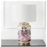 NEW Z GALLERIE ZEBRA TABLE LAMP