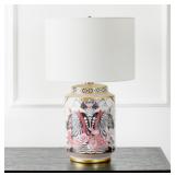NEW Z GALLERIE ZEBRA TABLE LAMP