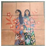 Constanzaillustrates Folk Art Wall Grid 4x4ft