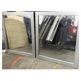 2 Silver Tone Mirrors