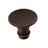 Brainerd Flared Edge 1-1/8-in Bronze Matte Round