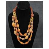 African Beaded Necklace & Bracelet