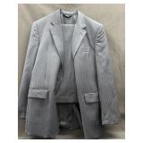 Jos.A.Bank Suit 100% Wool 2pc Set Blue