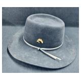 Akubra Black Cowboy Hat Sz 56