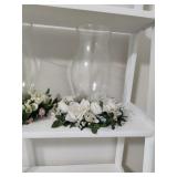 Floral candle holder