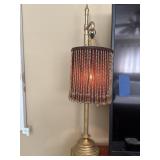 Table Lamp W/ Beaded Shade