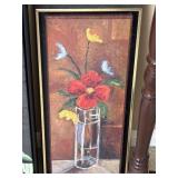 Flower Vase Painting Wall Decor