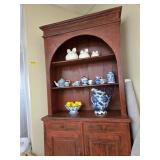 Red Wooden Hutch