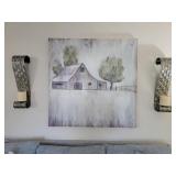 (2) Wall Sconces Art NOT Included